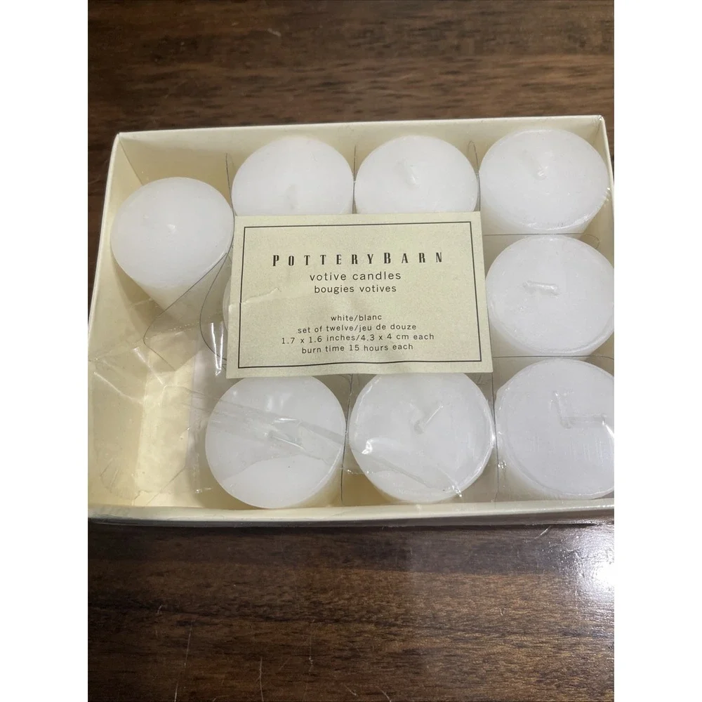10 Pottery Barn Set of White 1.7